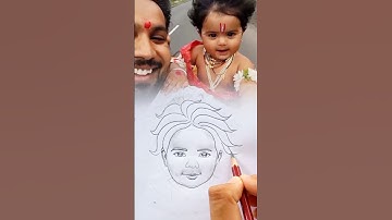viral krishna drawing (@kalakritikibaatRamanArt ) #art #shorts #cute #krishna