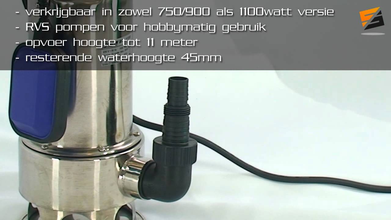 Eurom SPV1100i Vuilwater Dompelpomp