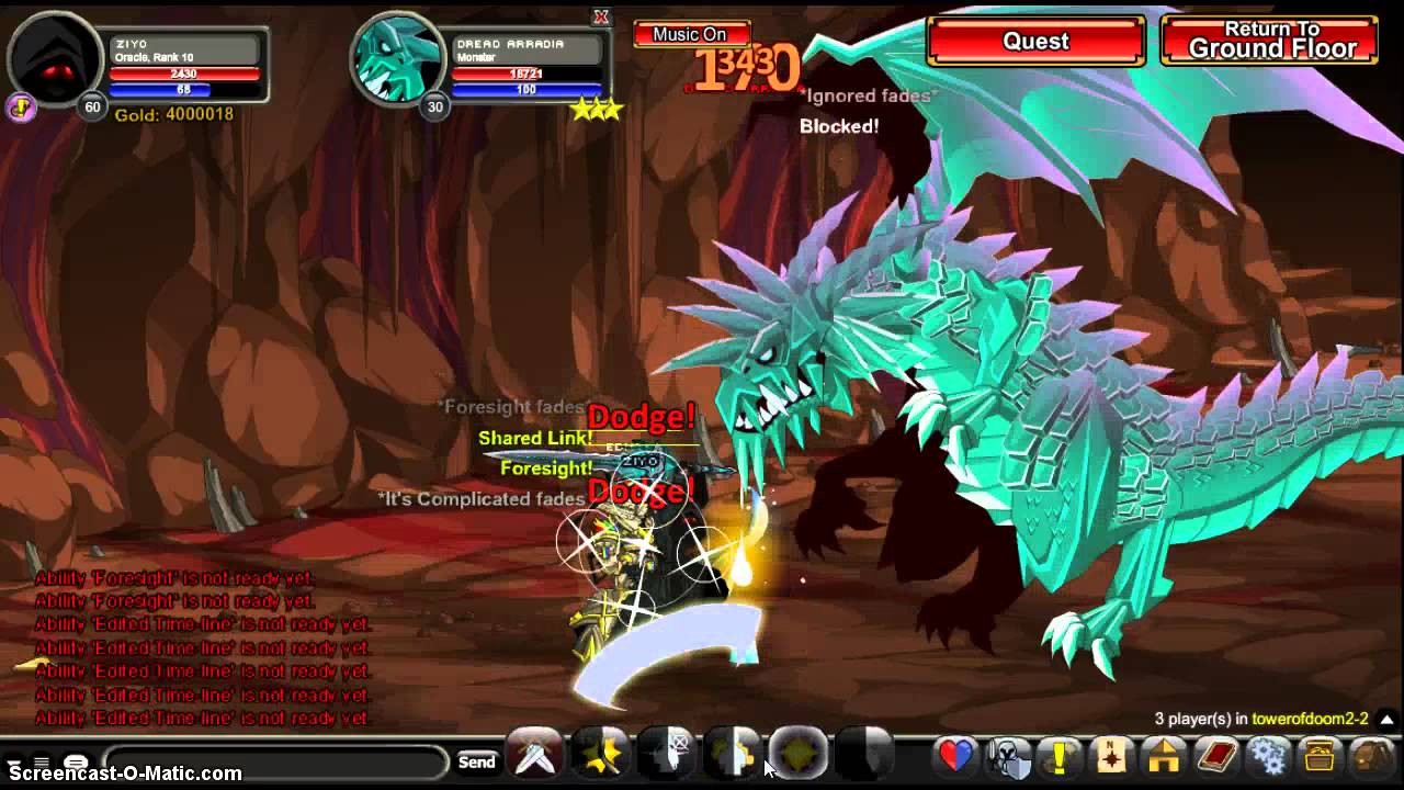 AQWorlds- Tower of Doom Walkthrough