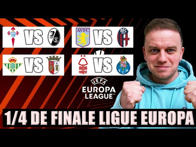 🇪🇺 MES PRONOSTICS LIGUE EUROPA QUART DE FINALE 🇪🇺 ( Nottingham - Porto )