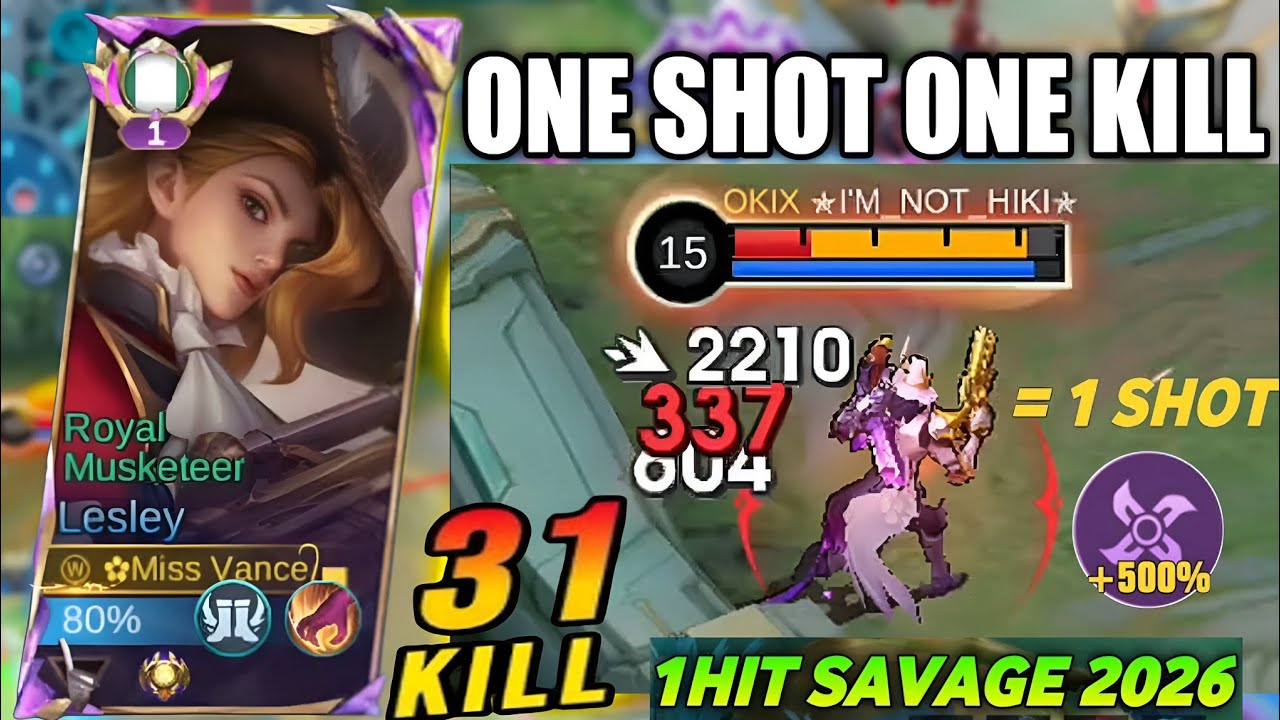 BEST LESLEY DAMAGE BUILD 2026 🔥 INSANE ONE SHOT + ULTIMATE END BUILD 2026 NEW META MUST TRY 