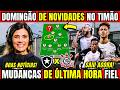 🚨 DOMINGÃO COM ÓTIMAS NOTÍCIAS NO CORINTHIANS E NOVIDADES DE ÚLTIMA HORA CONTRA O BOTAFOGO