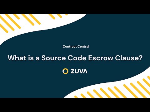 What is a Source Code Escrow Clause? | Contract Central