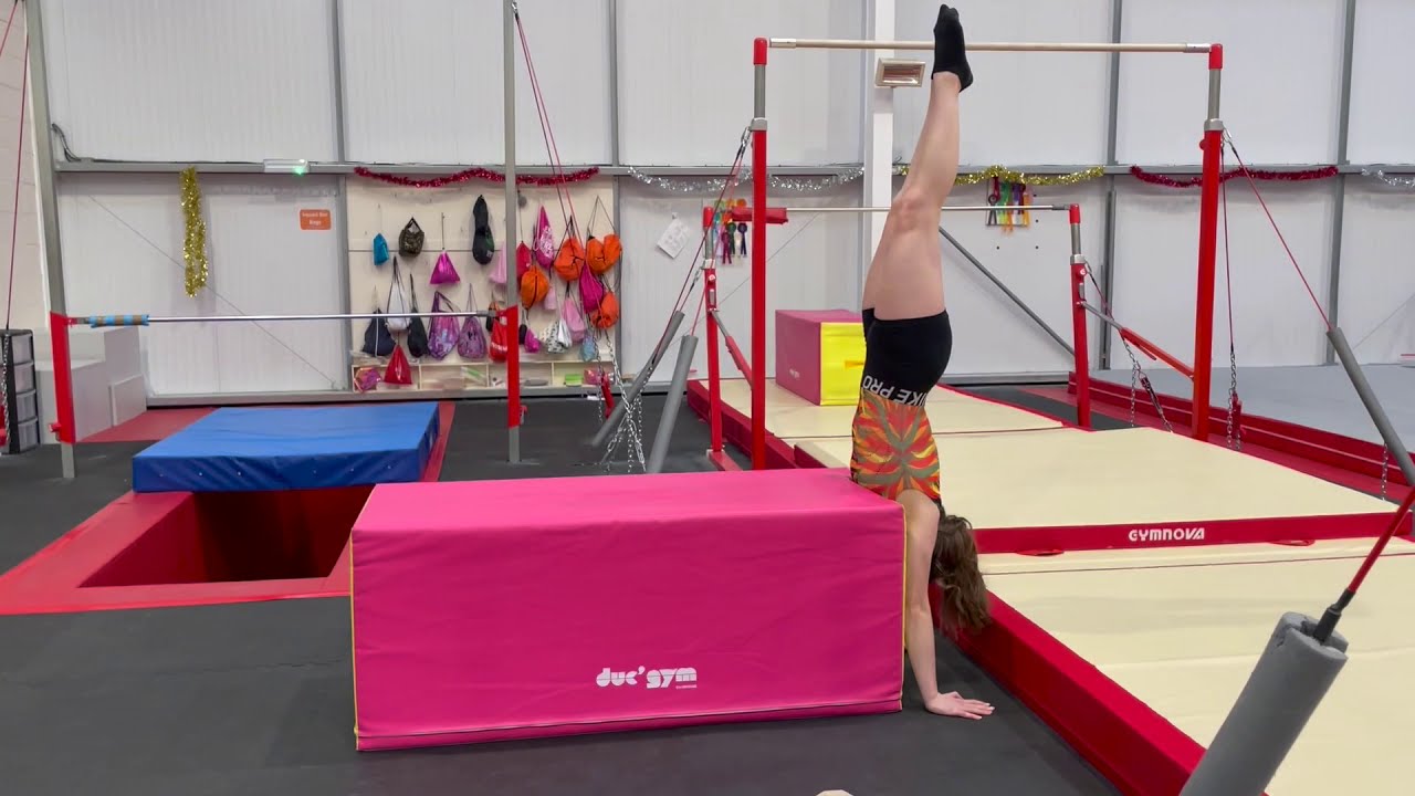 Bars Circuit for Pike Cast to Handstand