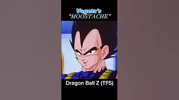 The way Vegeta says MUSTACHE is HILARIOUS 🤣 #youtubeshorts  #anime #viral