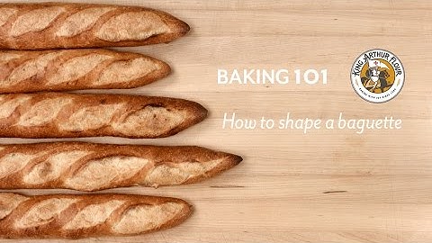 How to shape a baguette