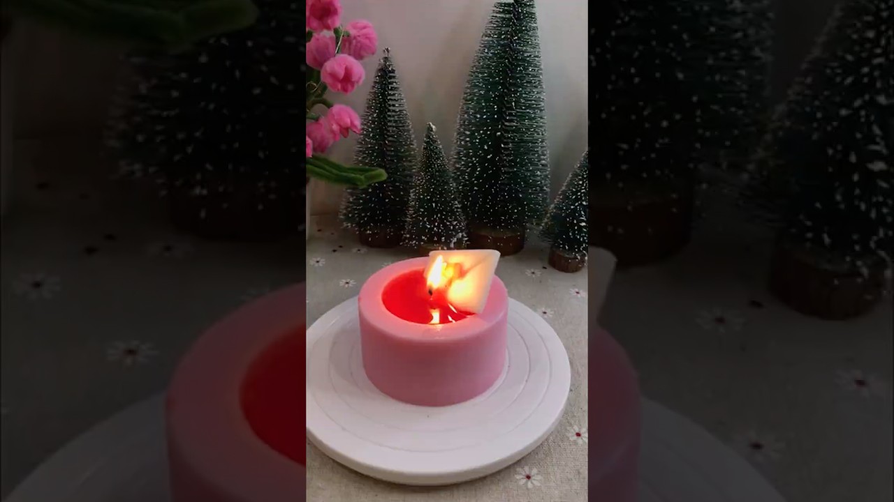 Heart Envelope Jelly Cake Candle 💌🕯️ | Romantic Dinner Candle Idea