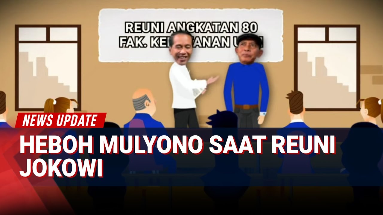 Viral Sosok Mulyono di Reuni Jokowi: Alumni UGM atau Calo Terminal?