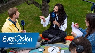 "Wahrheit, Pflicht (oder Promo)" mit Conchita Wurst | Alles Eurovision | NDR