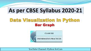 DATA VISUALIZATION IN PYTHON  - BAR GRAPH