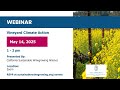 Climate Smart Vineyard Webinar