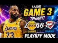 LeBron James vs Thunder Game 3 Highlights 🔥 | Lakers Fight Back! #NBA