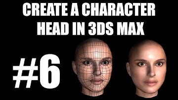 3ds Max Tutorial - Part 6 - Human Character Head Modelling of Natalie Portman