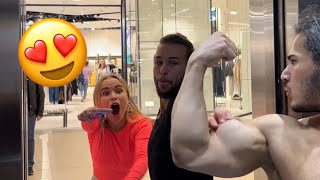 Extreme prank with TOUCHING people in the MALL /2024 by  @guychovezov