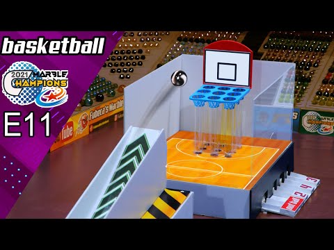 Marble Champions ┆ E11 Marble Basketball ┆ by Fubeca's Marble Runs
