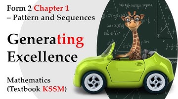 KSSM Form 2 Mathematics Chapter 1 - Generating Excellence | Patterns and Sequences