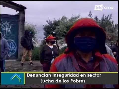 Denuncian inseguridad en sector Lucha de los Pobres