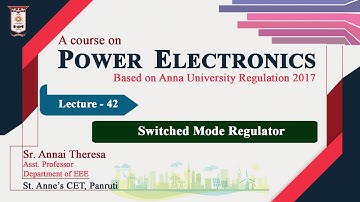 Lecture 3.13 Switched Mode Regulator