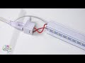 Lâmpada de LED para Bancada T5 - COMO INSTALAR lâmpada de led tubular COMPLETO
