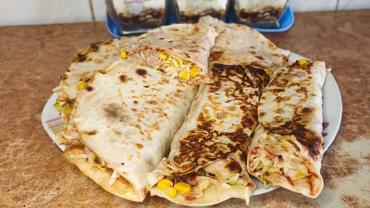 🇺🇦😋 ПІСНИЙ ЛАВАШ на сніданок чи просто так, легко швидко та смачно,готуємо разом.😋🇺🇦