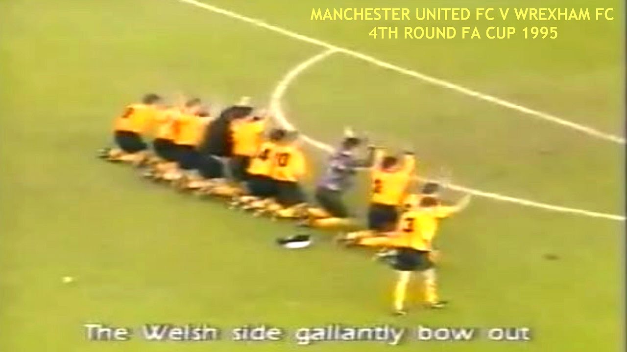 MANCHESTER UNITED FC V WREXHAM FC - 4TH ROUND FA CUP 28TH JANUARY 1995