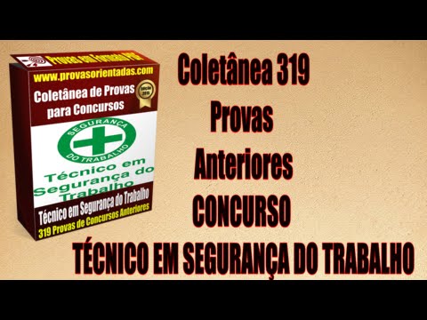 Concurso tecnico de segurança do trabalho Concurso tecnico de segurança do trabalho