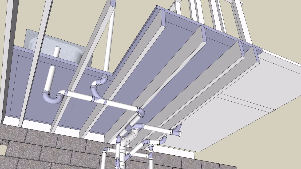 Bathroom Framing and Plumbing NEW Design Try2 YouTube