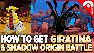 How to Get Giratina \& Shadow Origin Form Battle in Pokemon Brilliant Diamond \& Shining Pearl