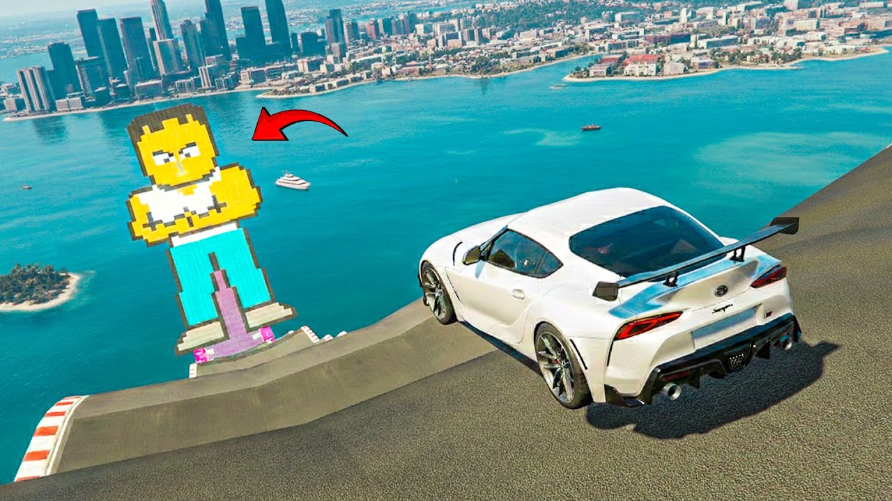 ΜΕΓΑ ΡΑΜΠΑ SAN ANDREAS ΜΕ ΤΥΧΑΙΑ ΑΥΤΟΚΙΝΗΤΑ! - (GTA 5 Online)