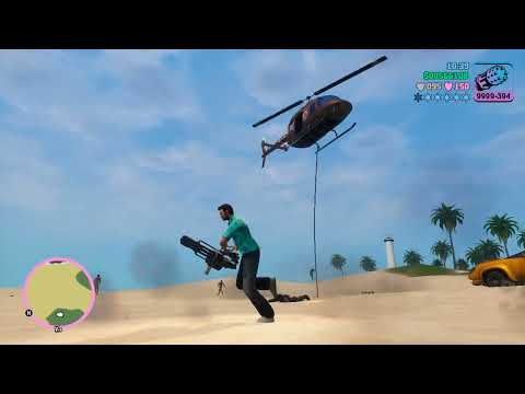 GTA Vice City Definitive Edition Washington Beach Shootout + Six Star Wanted Level Escape