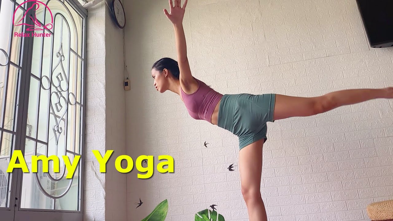 Amy yoga hip up stretching 61. Relax Hunter YouTube