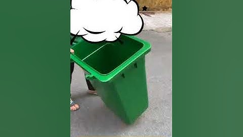 Kiểm tra chất lượng thùng rác nhựa HDPE nguyên sinh 90L  - BAO BỂ