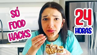 Comendo Food Hacks Do Tiktok Por 24 Horas Luluca