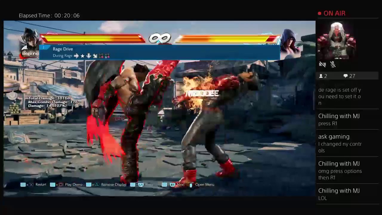 Tekken 7 Practice Mode - Devil Jin