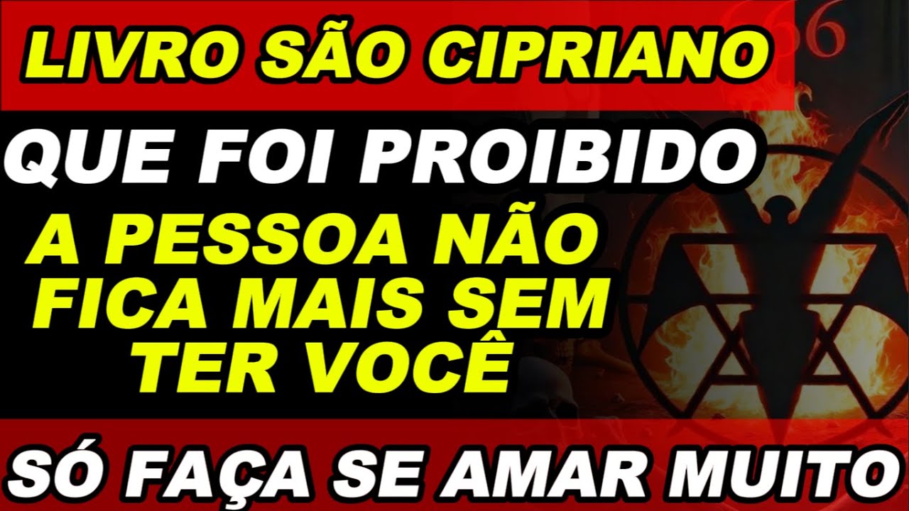 Oração do Desespero DE São Cipriano,.Para Ele ou ELA me Procurar urgente,Chorando em Dois minutos!~´