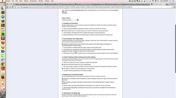 Curriculum Mapping with Google Apps update