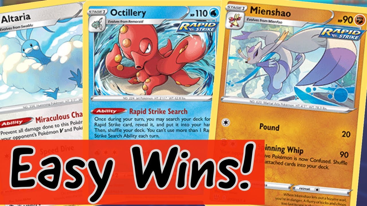 Mienshoa Is The New Best Anti Meta Deck! Rapid Strike Battle Styles