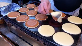 どら焼き職人 超有名店の職人技 Japanese Street Food - Japanese Pancake DORAYAKI Jiggly Fluffy Cake