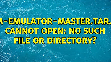 tpm-emulator-master.tar.gz: Cannot open: No such file or directory?