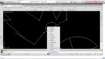 Video 4: Dạy vẽ Autocad - Hướng dẫn bắt điểm (OSNAP) trong Autocad