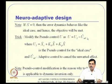 Mod-14 Lec-36 Neuro-Adaptive Design -- I