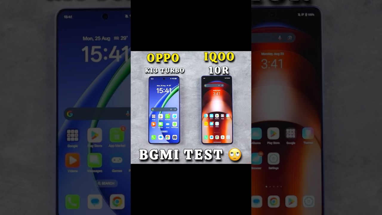 Who Is Best For BGMI 🙄 | oppo k13 turbo vs iqoo neo 10r 