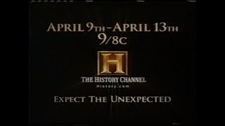 The History Channel "10 Days That Unexpectedly Changed America" commercial (April 2006)