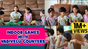 Indoor games with vadivelu counters |Games to play at home from simple things|ini