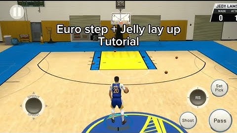 Euro step + Jelly lay up Tutorial    #nba #nba2k #gaming