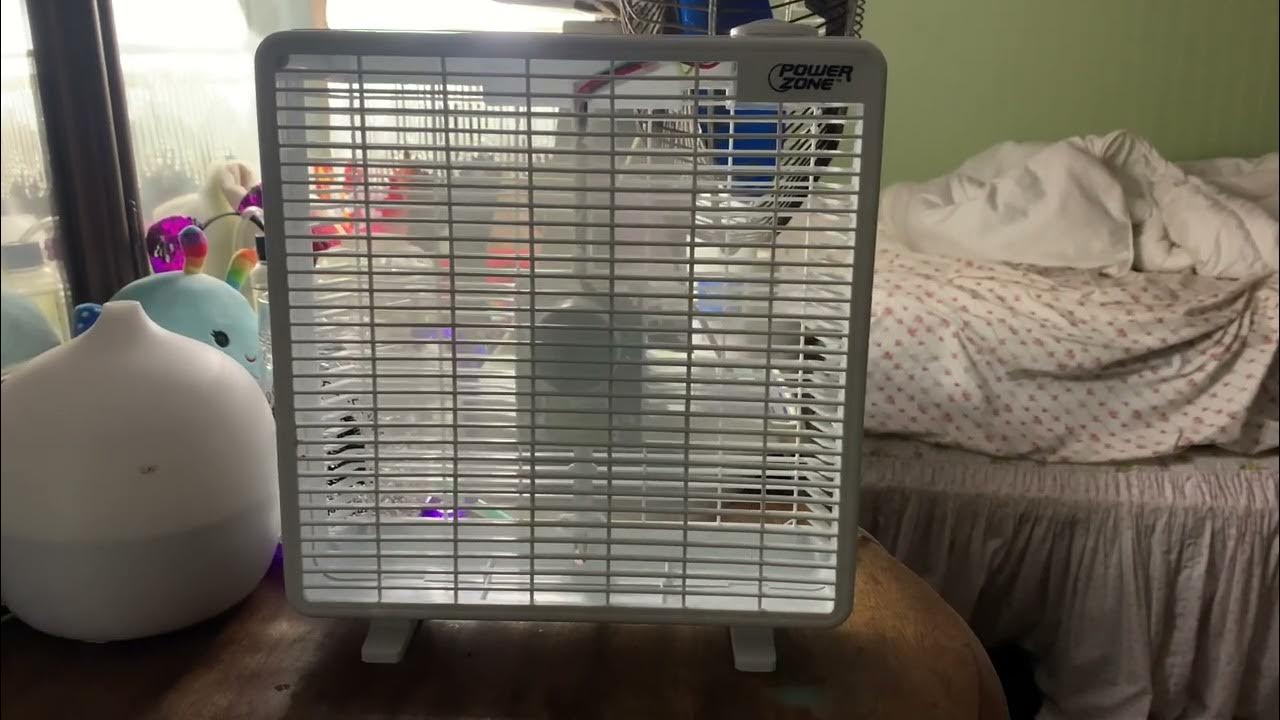 Power Zone Box Fan And Holmes Box Fan YouTube