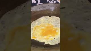 when I fry eggs in a cast iron pan