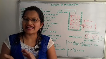 Problem 2 on Orifice/   water  is collected in measuring tank