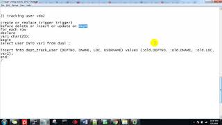 oracle 11g trigger  row level track user