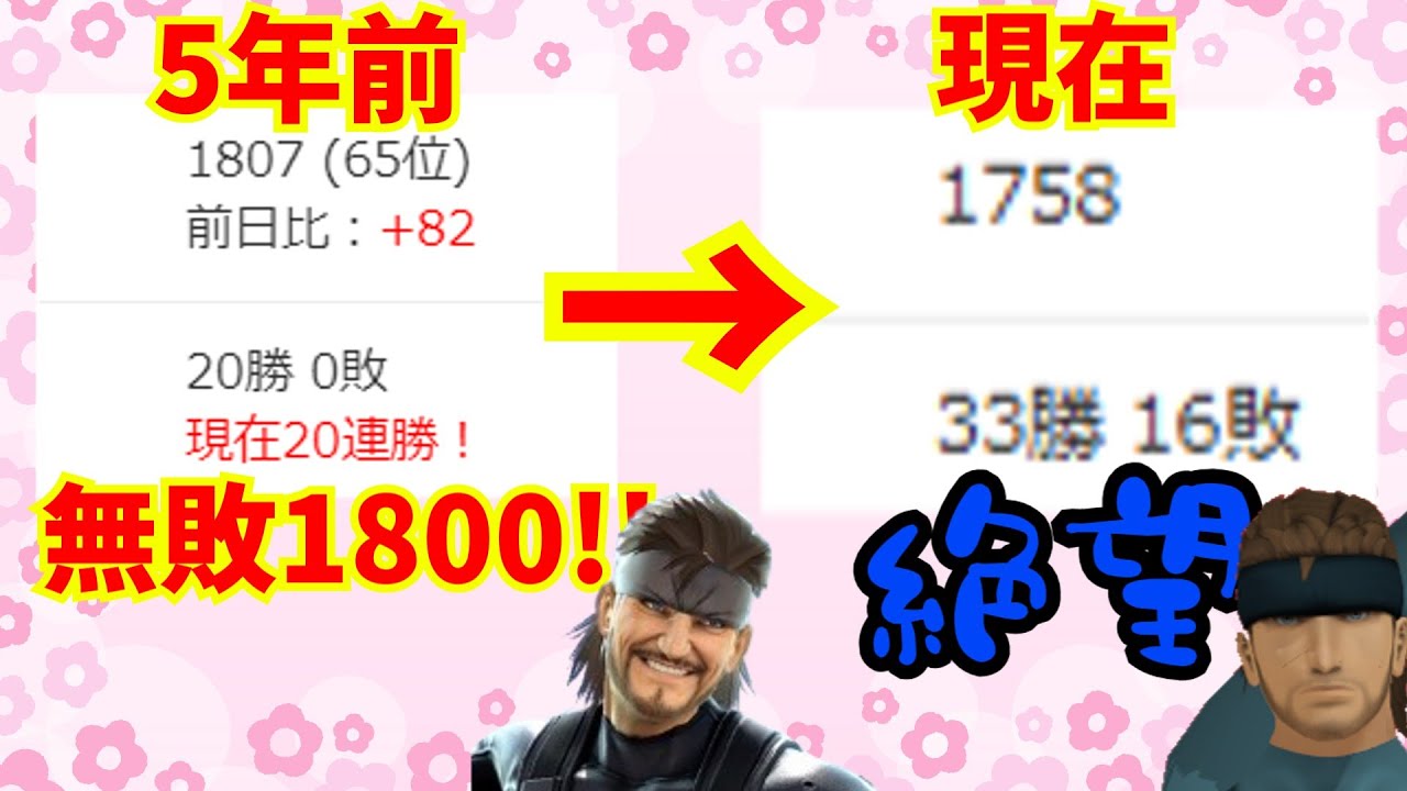 今の1700スマメイト環境、レベル上がりすぎて勝てなさすぎる件について【スマブラSP】【ゆっくり実況】
